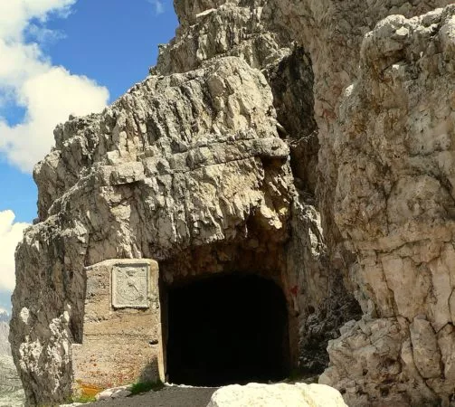 Der Eingang zum Innerkofler De Luca-Steig
