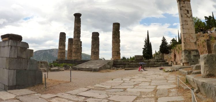 Säulenreste des Apollon Tempel