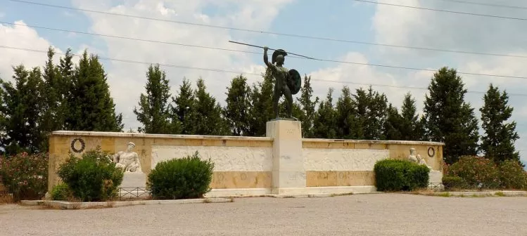 Denkmal von Leonidas - König von Sparta