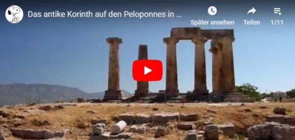 Video vom antiken Korinth