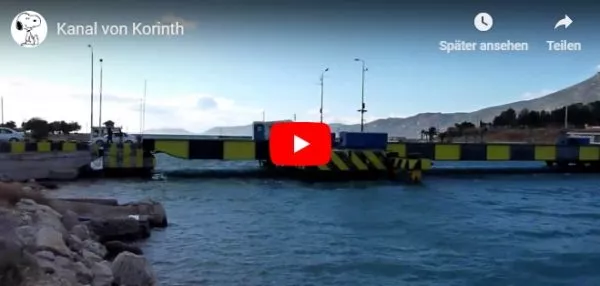 Video vom Kanal von Korinth