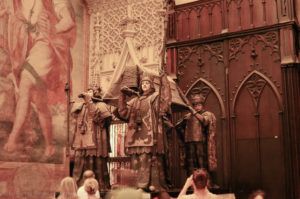Sarkophag des Christoph Kolumbus in der Kathedrale von Sevilla