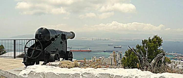Kanone auf Gibraltar