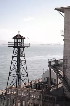 Der Guard Tower auf Alcatraz