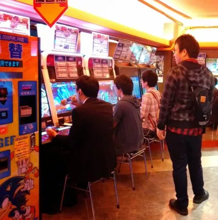 Kampfspiele Automaten in Tokio