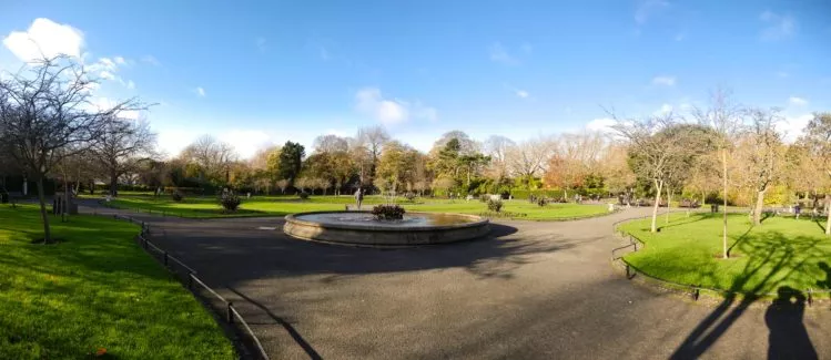 Panorama des St. Stephens Green Park