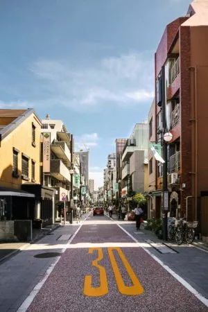 Tokaido Straße in Shinagawa