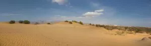 Die Dünen von Maspalomas als Panorama