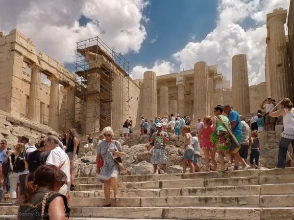 Foto: Propyläen bei der Akropolis