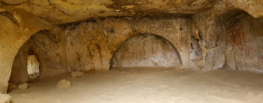 Versandete römische Grabkammer