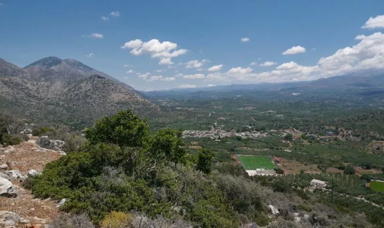 Panorama Landschaft von Kreta