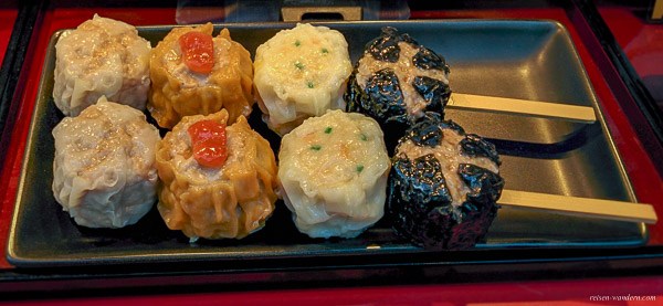 Bild: Chinesische Fleischklößchen in Yokohama Chinatown