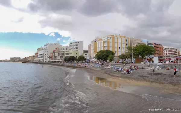 Strand am Zentrum von El Medano