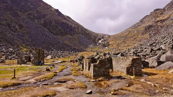Irland Glendalough Miners Village