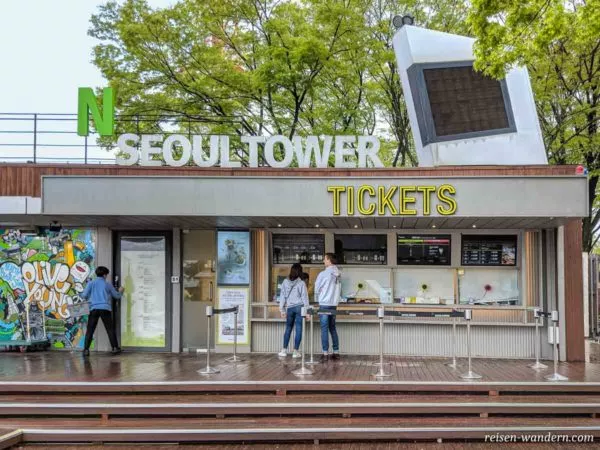 Ticketschalter des N-Seoul Tower