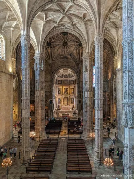 Blick in die Kirche des Mosteiro dos Jerónimos