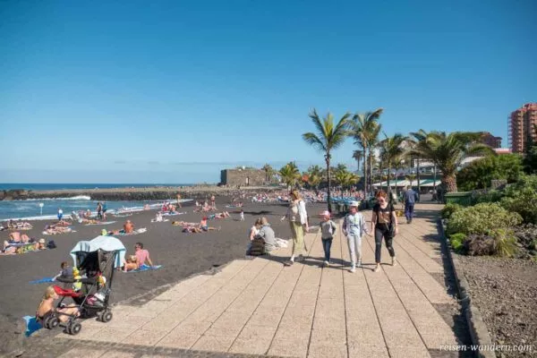 Strandpromenade in Puerto de la Cruz