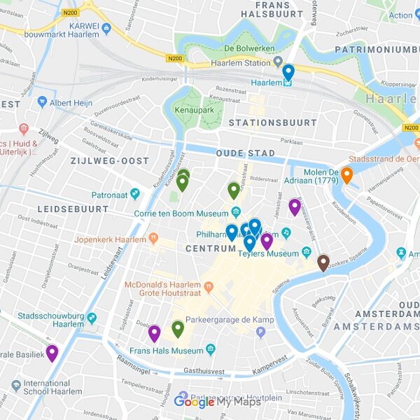Google Maps Karte von Haarlem