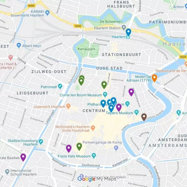 Google Maps Karte von Haarlem