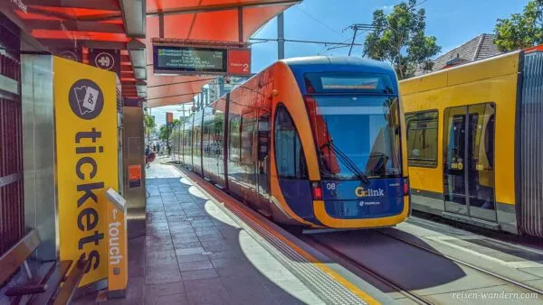 Straßenbahn an der Gold Coast von TransLink
