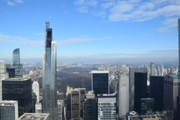 Der Blick vom Rockefeller Center auf den Uptown-District