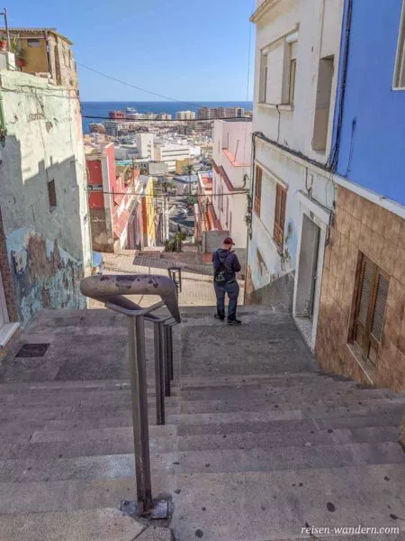 Treppen in der Oberstadt von Las Palmas