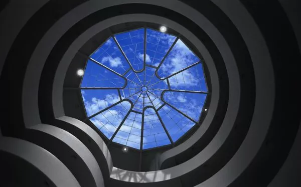 Die Kuppel des Guggenheim Museums von innen