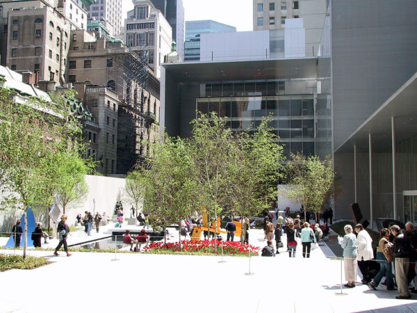 Der Garten hinter dem MoMA