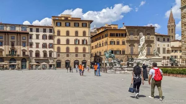 Platz Piazza della Signoria mit Neptunbrunnen