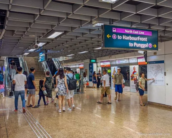 U-Bahn Station von Singapur