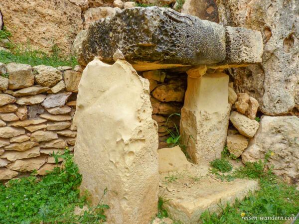 Steinbauten im Ggantija Tempel auf Gozo