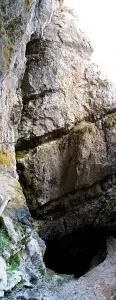 Teufelsloch beim Klettersteig Leoganger Steinberge
